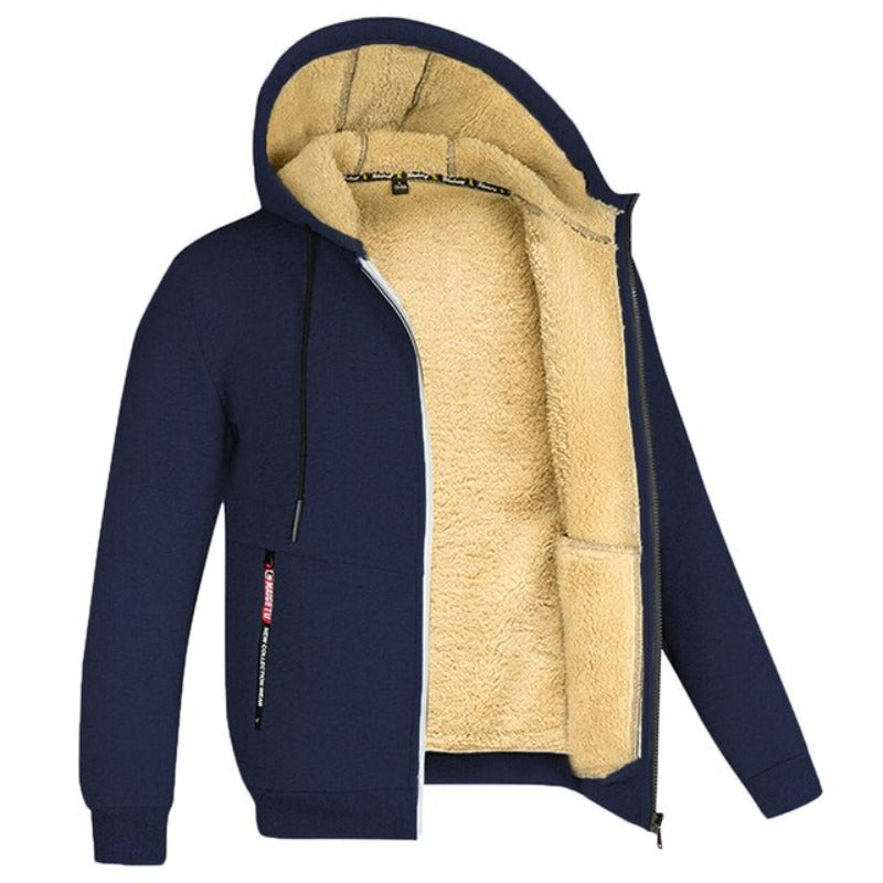 Diederik - Sherpa Wollen Rits Hoodie