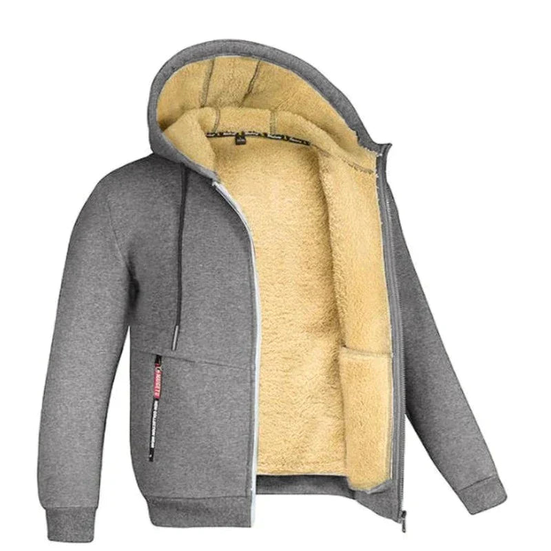 Diederik - Sherpa Wollen Rits Hoodie