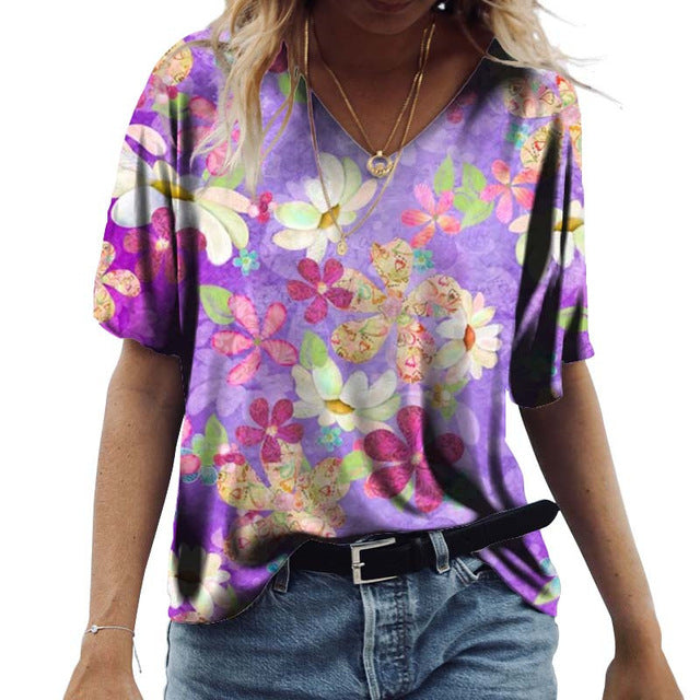 Sophia | casual t-shirts met uniek patroon
