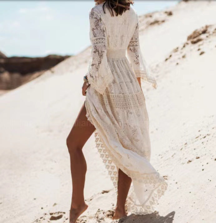 Rowena - boho maxi jurk