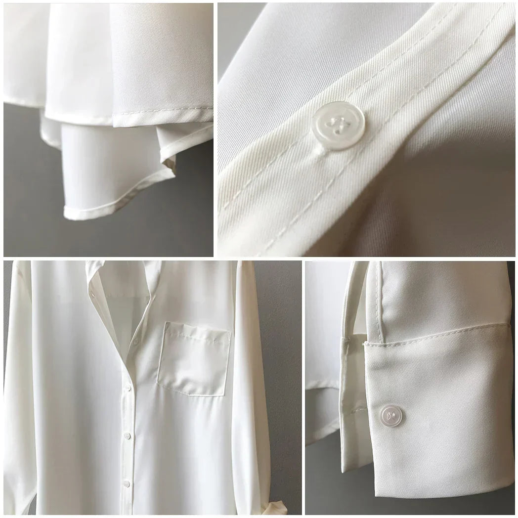 Armida - satijnen blouse