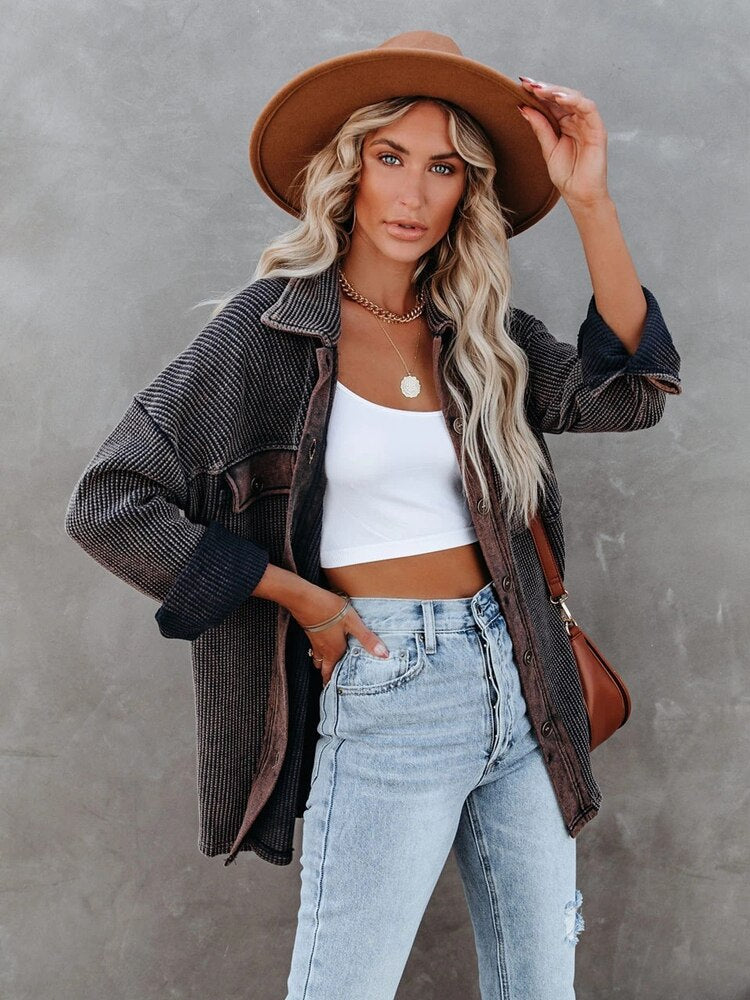 Grijs vintage overhemd