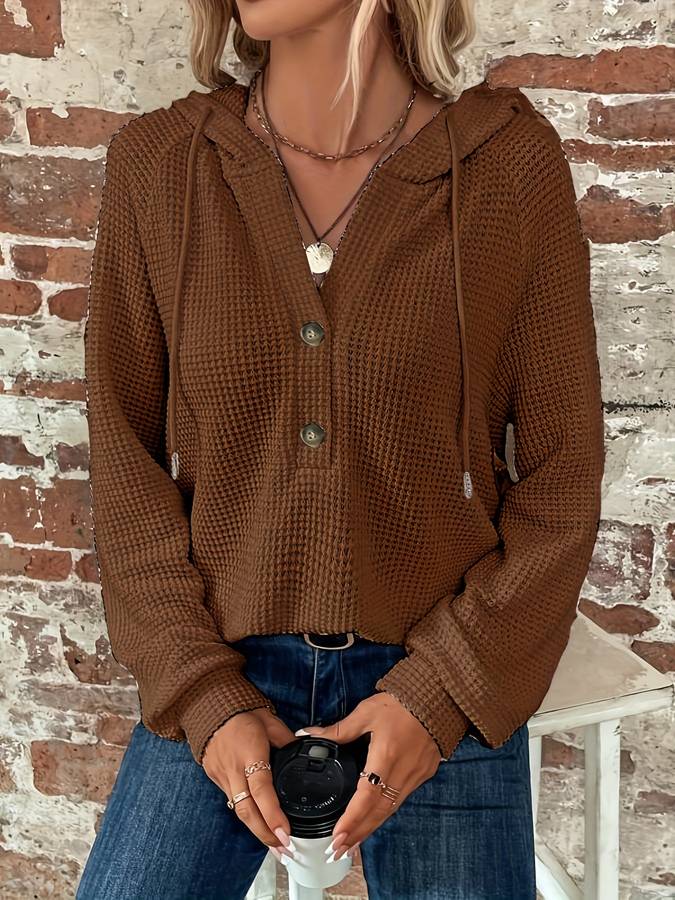 Hoodie Top met Lange Mouwen