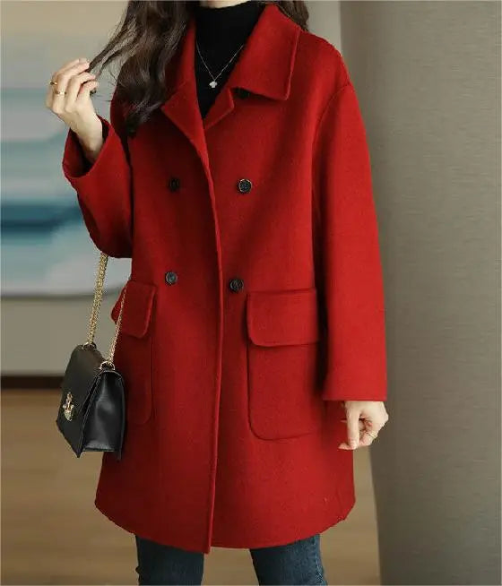 Alora | Wollen dames winterjas