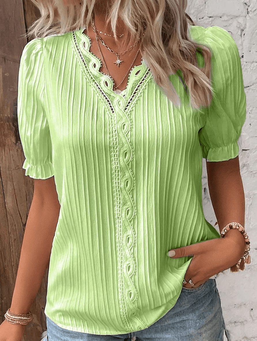 Lina | romantische kanten blouse