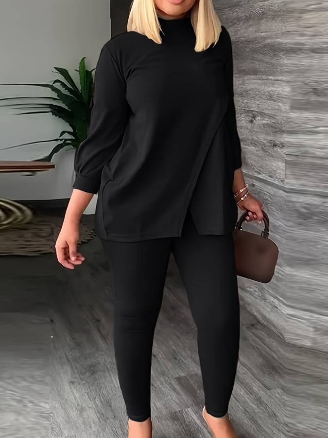 Top met Splitzoom & Broek Set