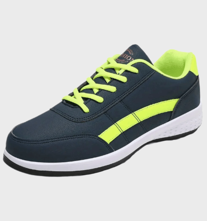 Cyrus - Laag uitgesneden sneakers met veters voor heren met print aan de zijkant