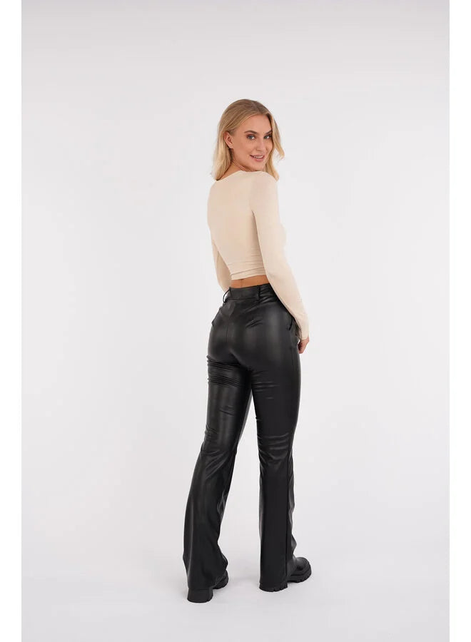 Trina - Stijlvolle Leren Broek