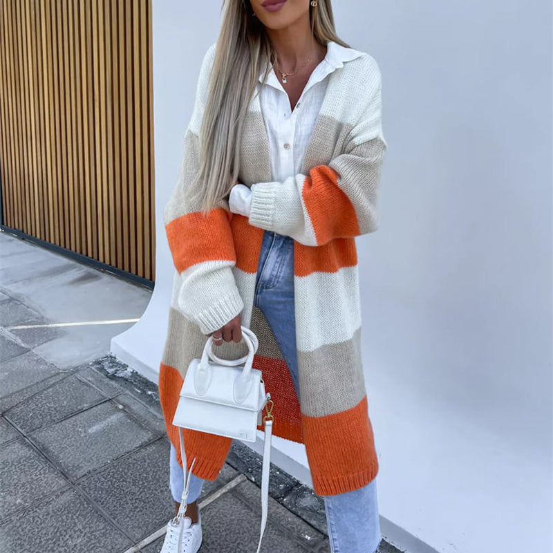 Lang vest met strepen