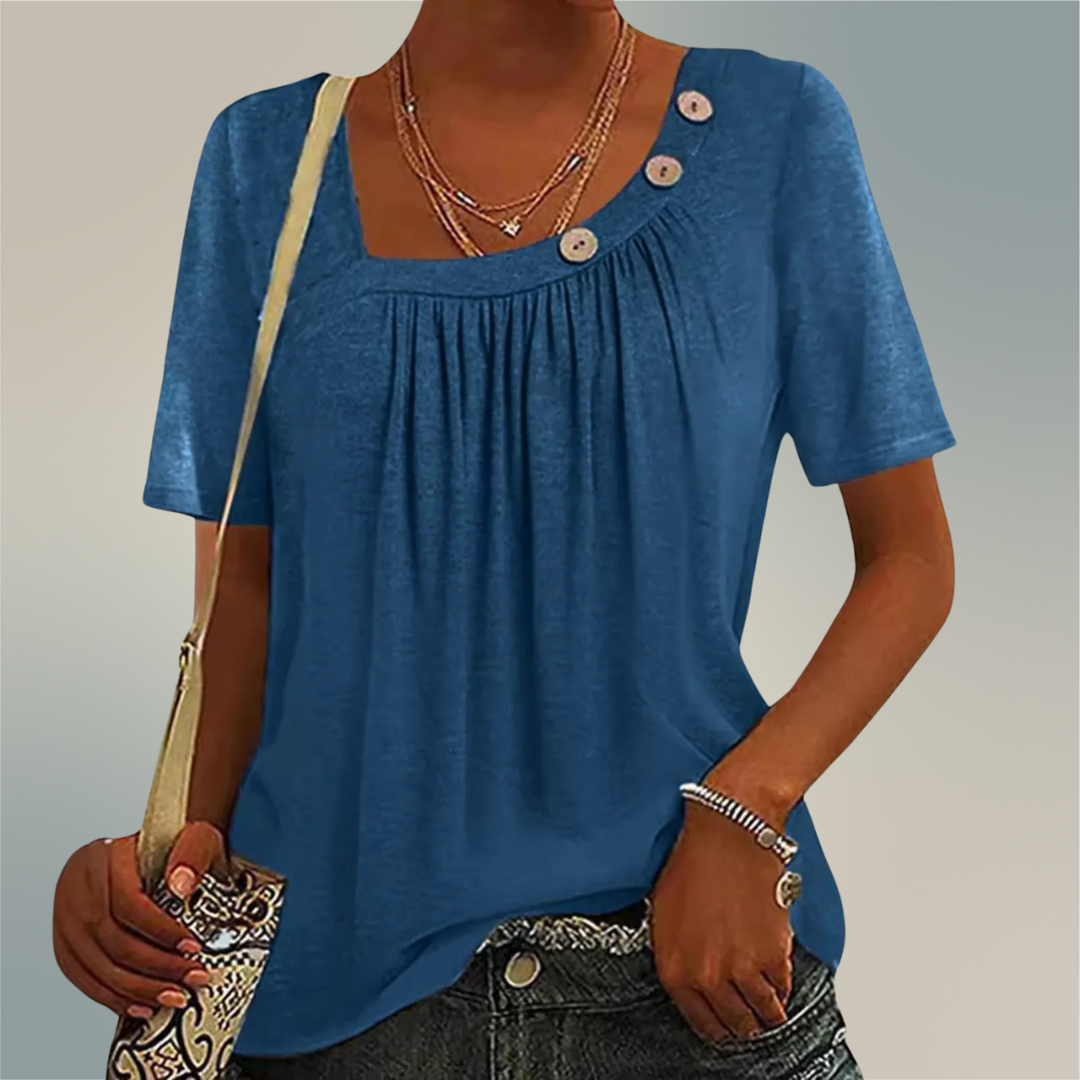 Elisa | elegante top met knopen