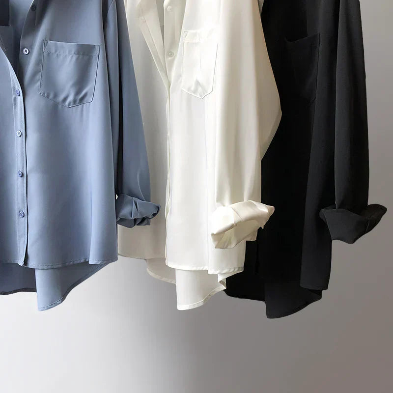 Armida - satijnen blouse