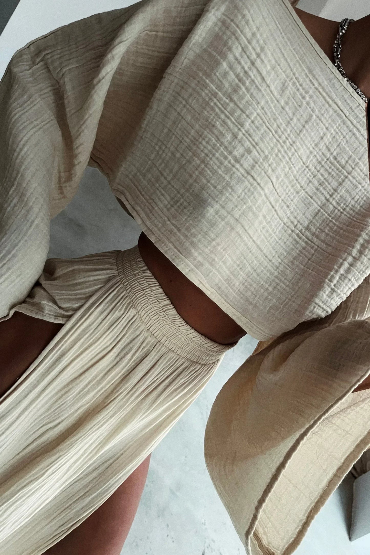 Mara | boho crop top en maxi rok sets