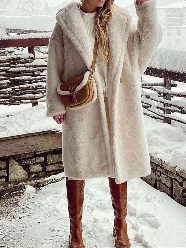 Winterjas van Pluche | Elegant & Comfortabel