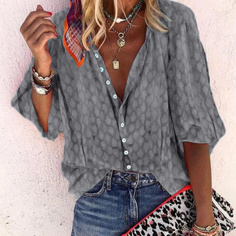 Sophie - Stijlvolle Zomerse Blouse voor Vrouwen