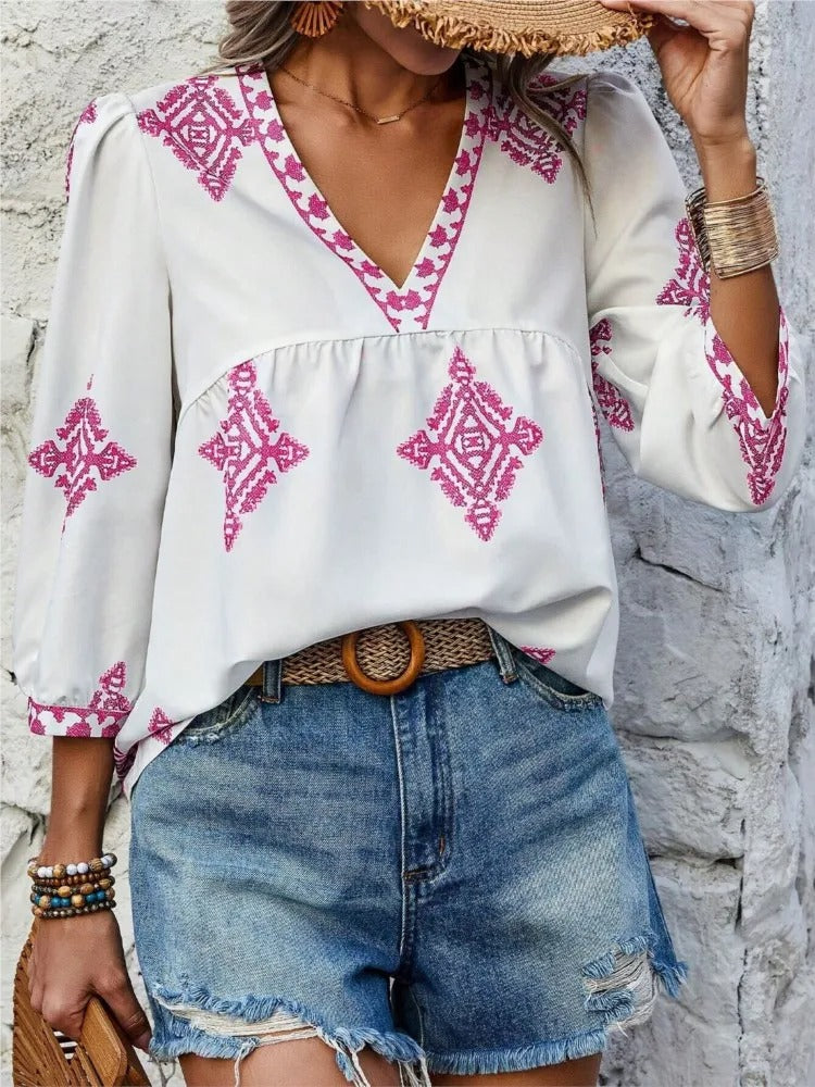 Amelia | bohemian geïnspireerde casual top