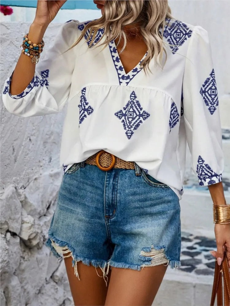 Amelia | bohemian geïnspireerde casual top