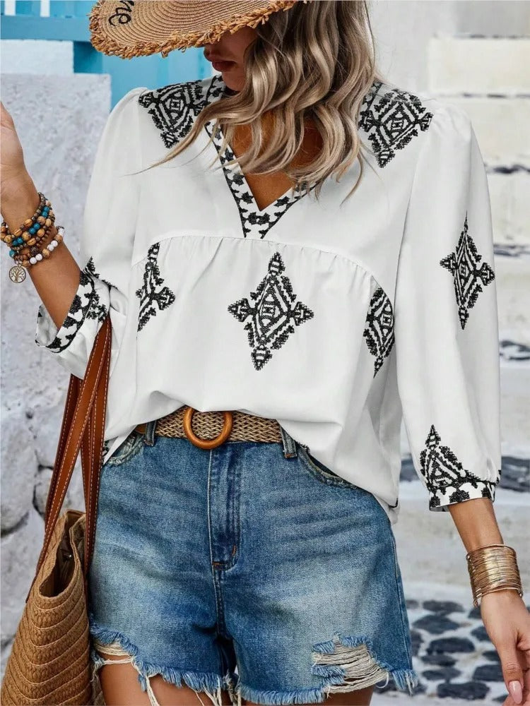 Amelia | bohemian geïnspireerde casual top