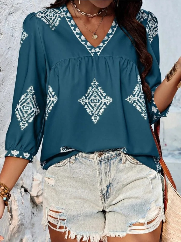 Amelia | bohemian geïnspireerde casual top