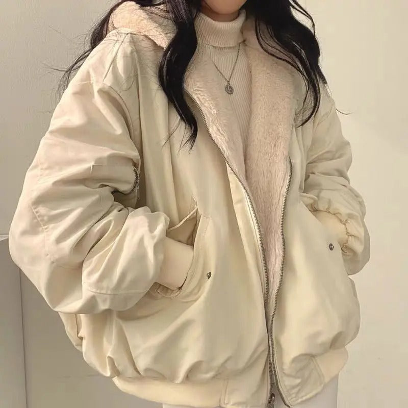 Ellen | Comfortabel dubbellaags winterjack in Koreaanse stijl
