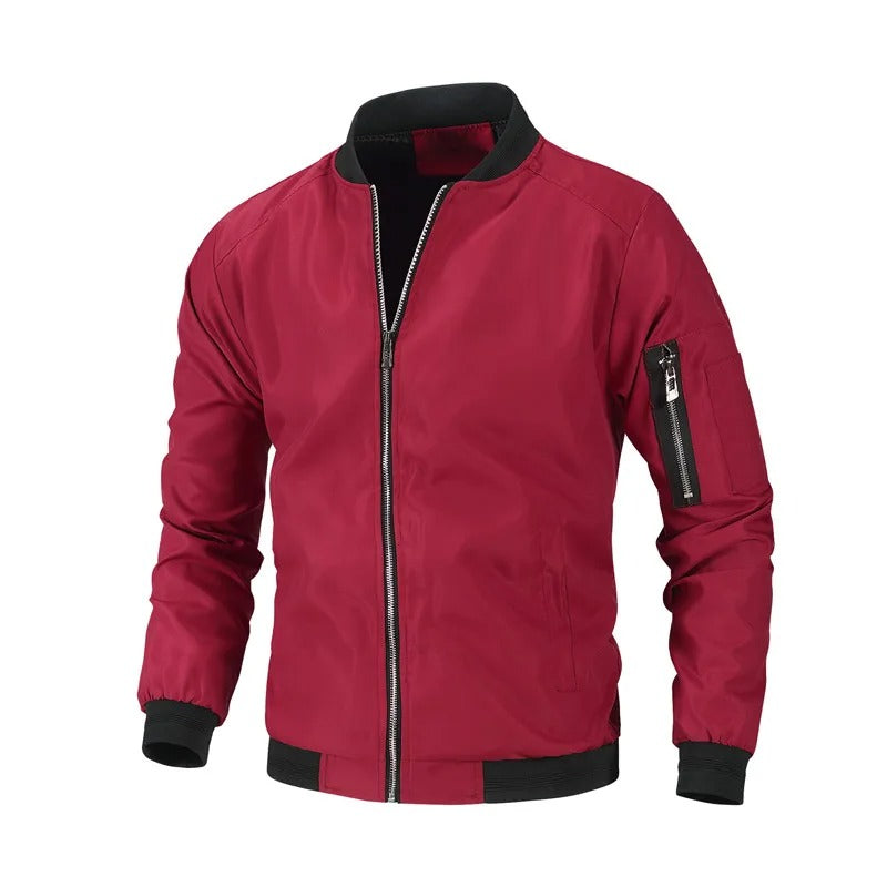 Matthew - Slim-fit lichtgewicht zomerjack voor heren met ritssluiting