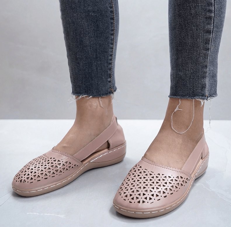 Zoe Dames Flats: Luxe PU Leer & Perfecte Pasvorm voor Elk Voettype