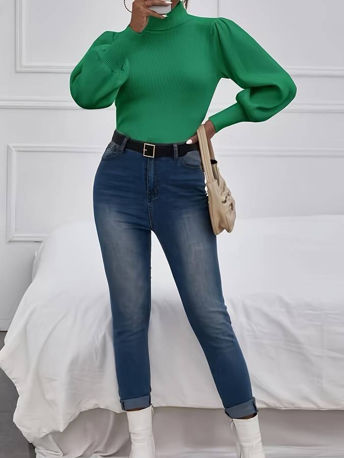 Coltrui met pofmouwen