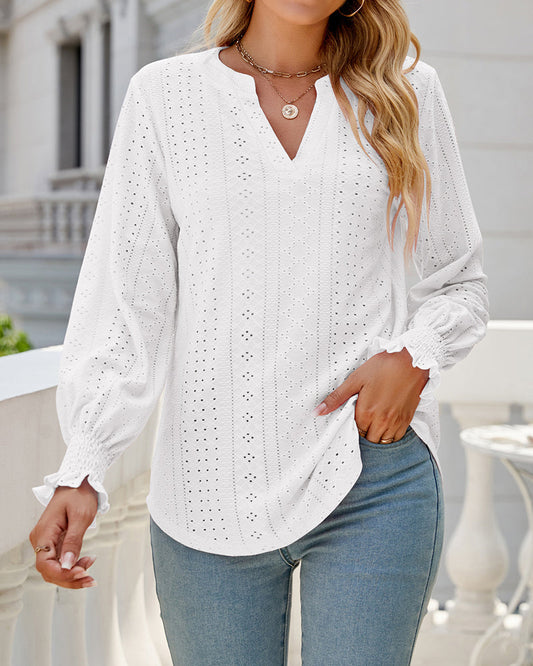 Doutzen | Dames V-hals blouse