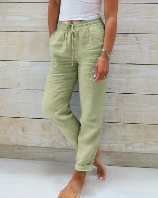 Brya - Stijlvolle linnen broek voor dames