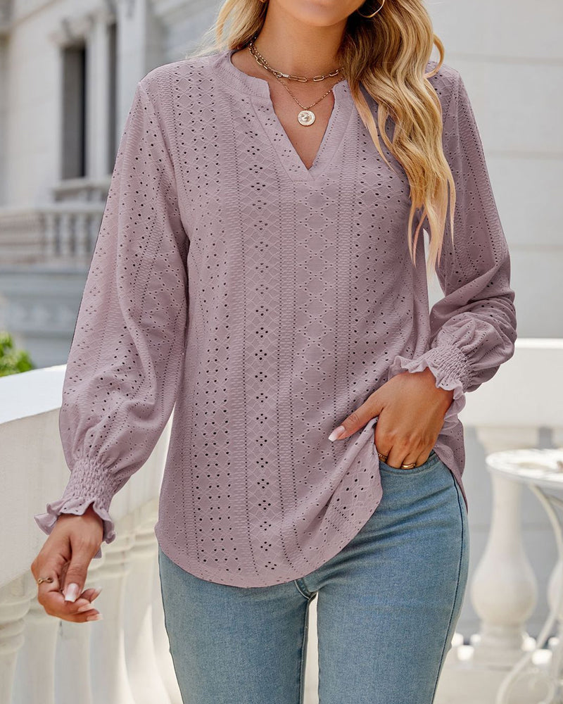 Doutzen | Dames V-hals blouse