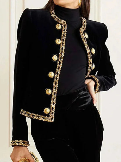 Aili - Elegante Jas met Knopen