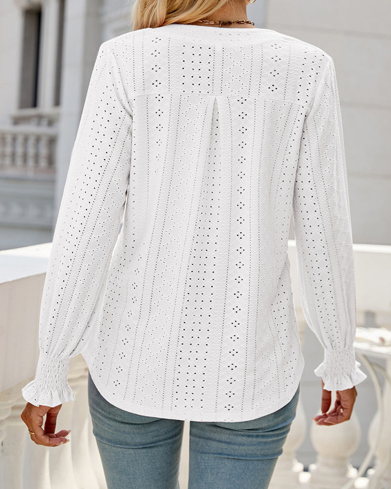 Doutzen | Dames V-hals blouse