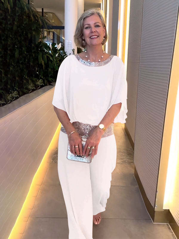 Isa | elegante jumpsuit met pailletten