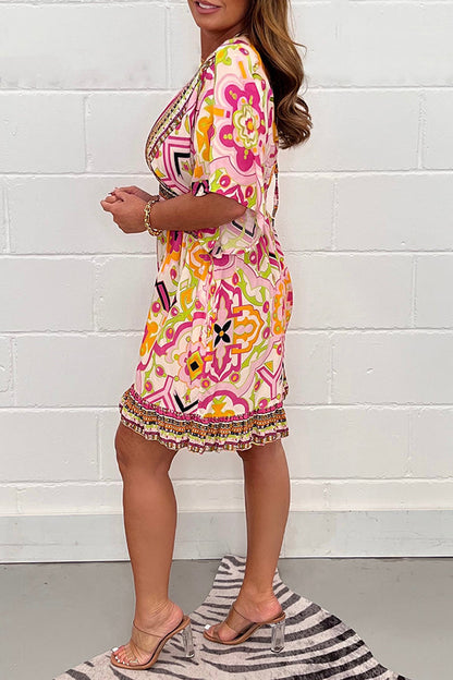 Enchante | Jumpsuit met een trendy zomerprint