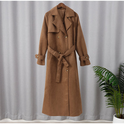 ModeParisienne® Annelies | Vintage Khaki Lange Jas