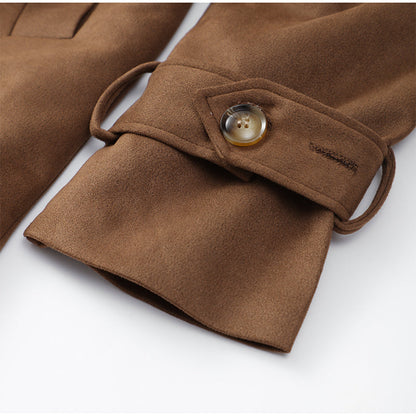ModeParisienne® Annelies | Vintage Khaki Lange Jas