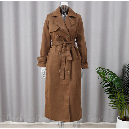 ModeParisienne® Annelies | Vintage Khaki Lange Jas