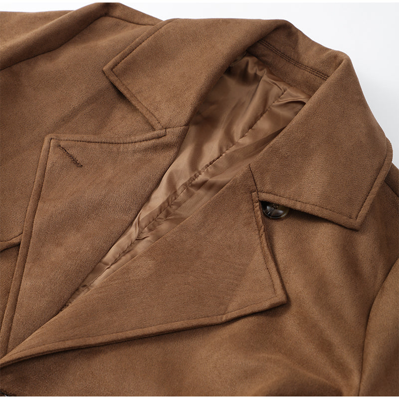 ModeParisienne® Annelies | Vintage Khaki Lange Jas