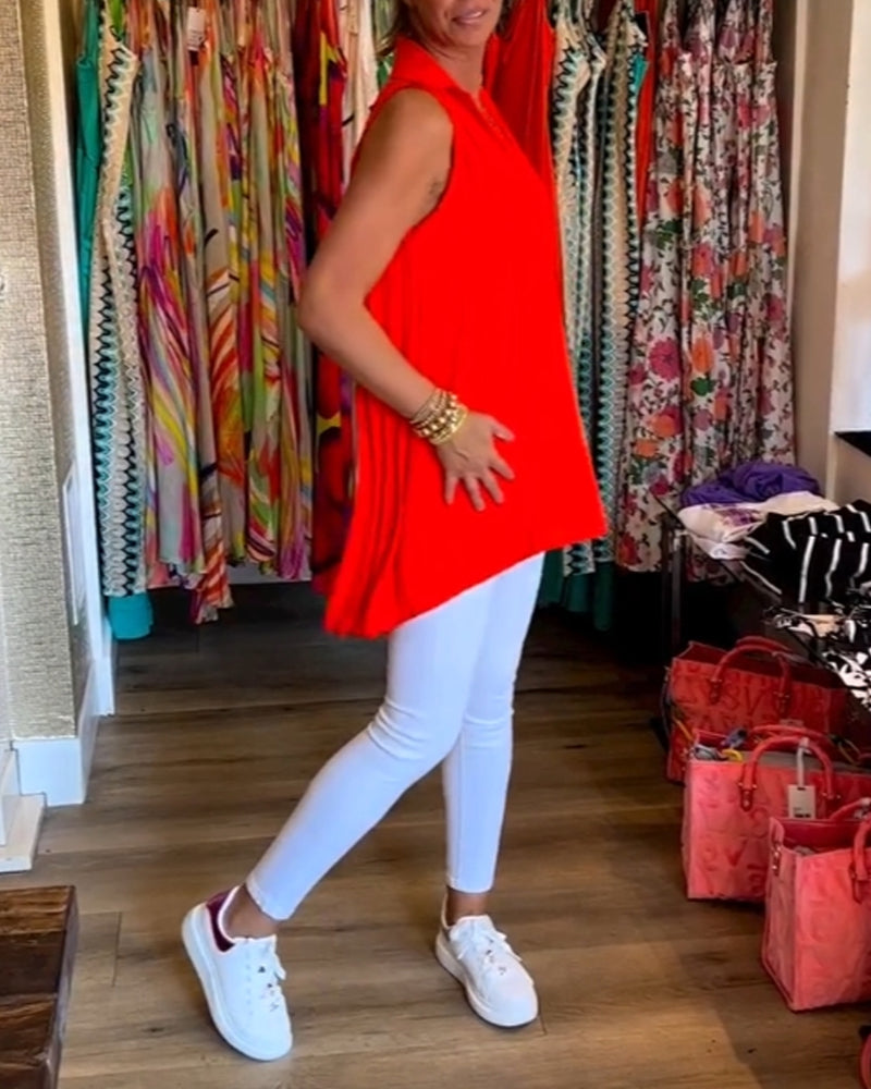 Ilse | luchtige mouwloze tuniek