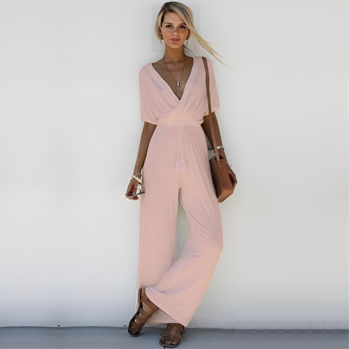 Jolijn Boho Jumpsuit Diepe V-hals