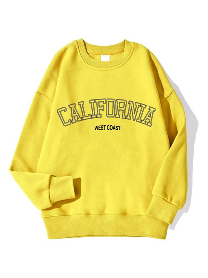 Maxine - Streetwear Herfst California West Coast Oversized Sweatshirt voor Vrouwen