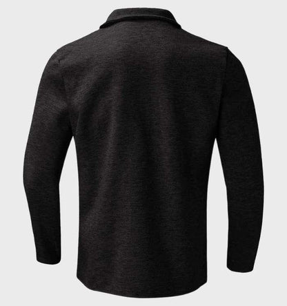 Kyle - wollen jas in basic stijl met zakken en knoopsluiting