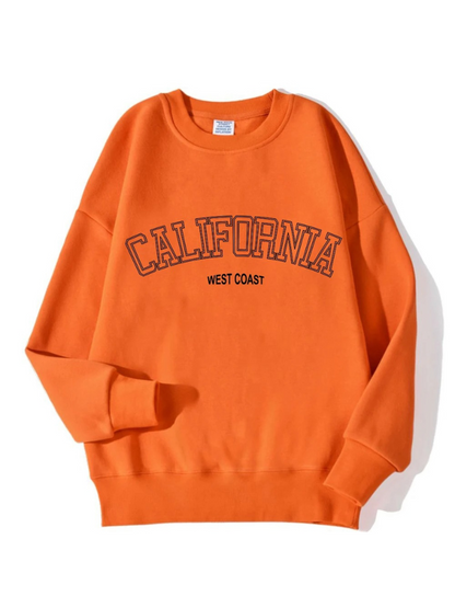 Maxine - Streetwear Herfst California West Coast Oversized Sweatshirt voor Vrouwen