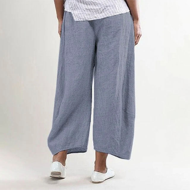 Informeel eenkleurige broek voor dames