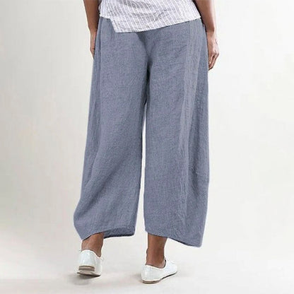 Informeel eenkleurige broek voor dames