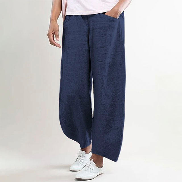 Informeel eenkleurige broek voor dames