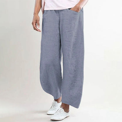 Informeel eenkleurige broek voor dames