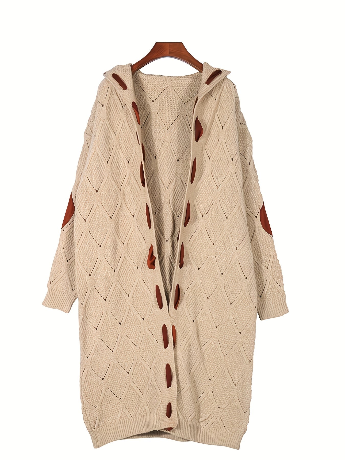 Color Block Open Front Vest - Nora