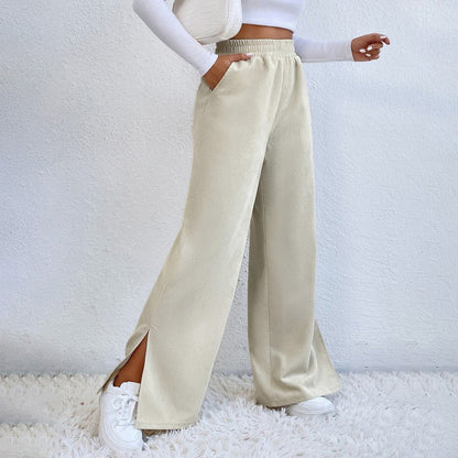 Effen informeel broek voor dames