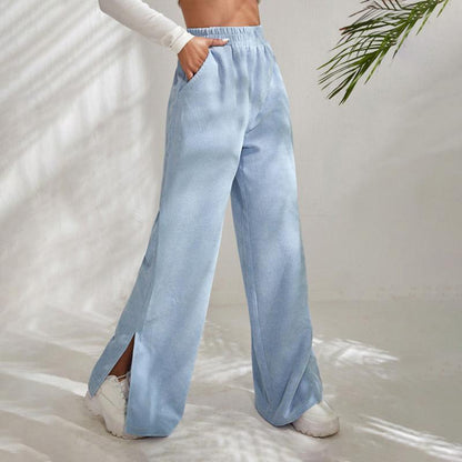 Effen informeel broek voor dames