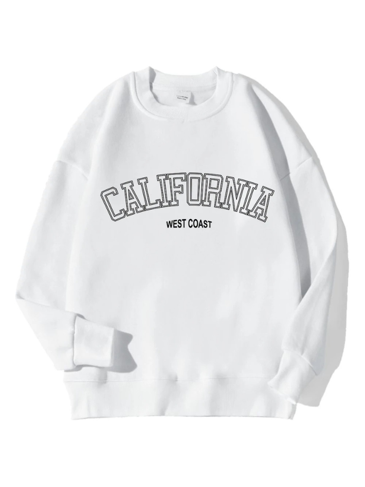 Maxine - Streetwear Herfst California West Coast Oversized Sweatshirt voor Vrouwen